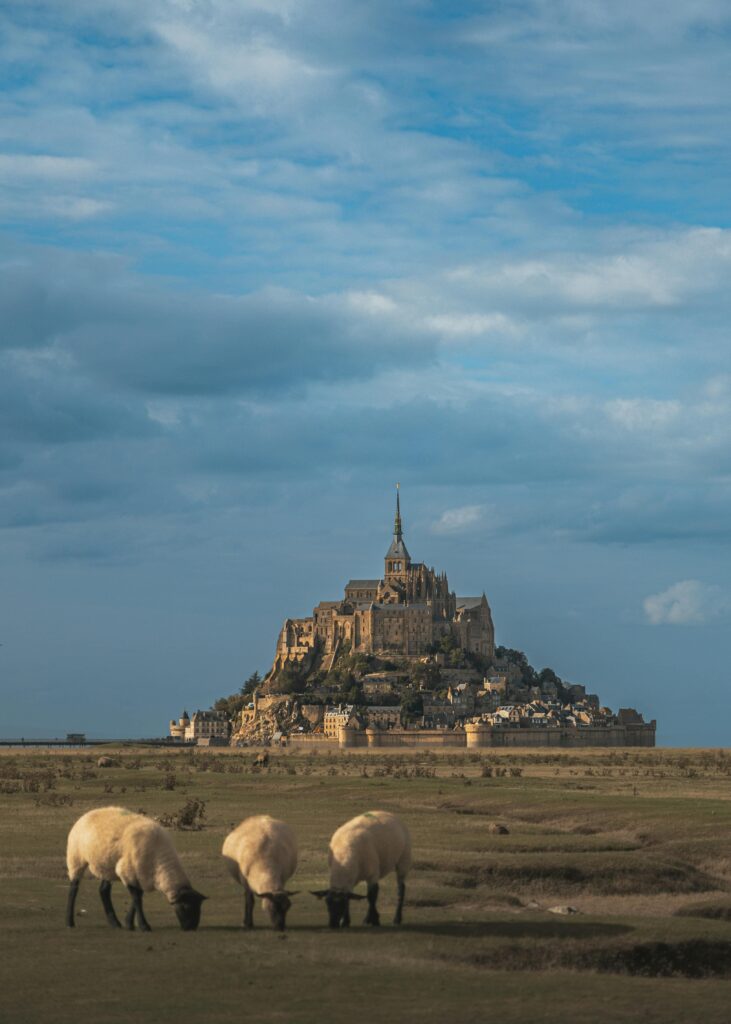 mont saint michel french view